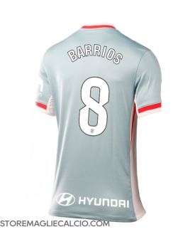 Atletico Madrid Pablo Barrios #8 Maglia Gara Trasferta Repliche 2024-25 Donna